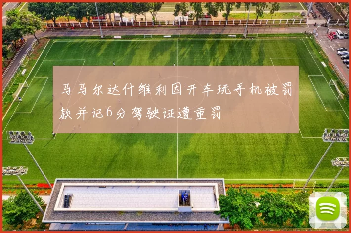 马马尔达什维利因开车玩手机被罚款并记6分驾驶证遭重罚